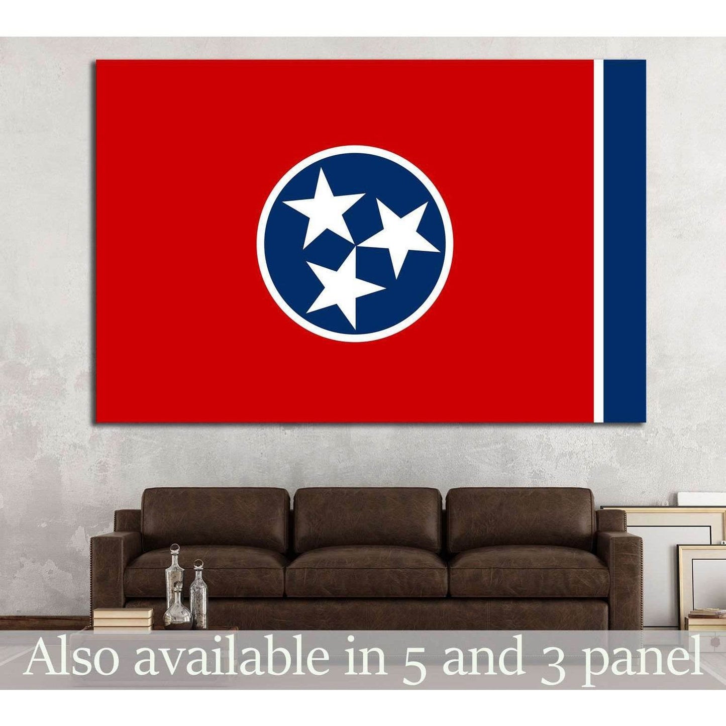 tennessee Flag №690 Ready to Hang Canvas PrintCanvas art arrives ready to hang, with hanging accessories included and no additional framing required. Every canvas print is hand-crafted, made on-demand at our workshop and expertly stretched around 100% Nor