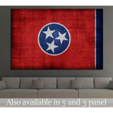 Tennessee flag №692 Ready to Hang Canvas Print