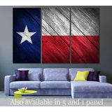 Texas flag №826 Ready to Hang Canvas Print
