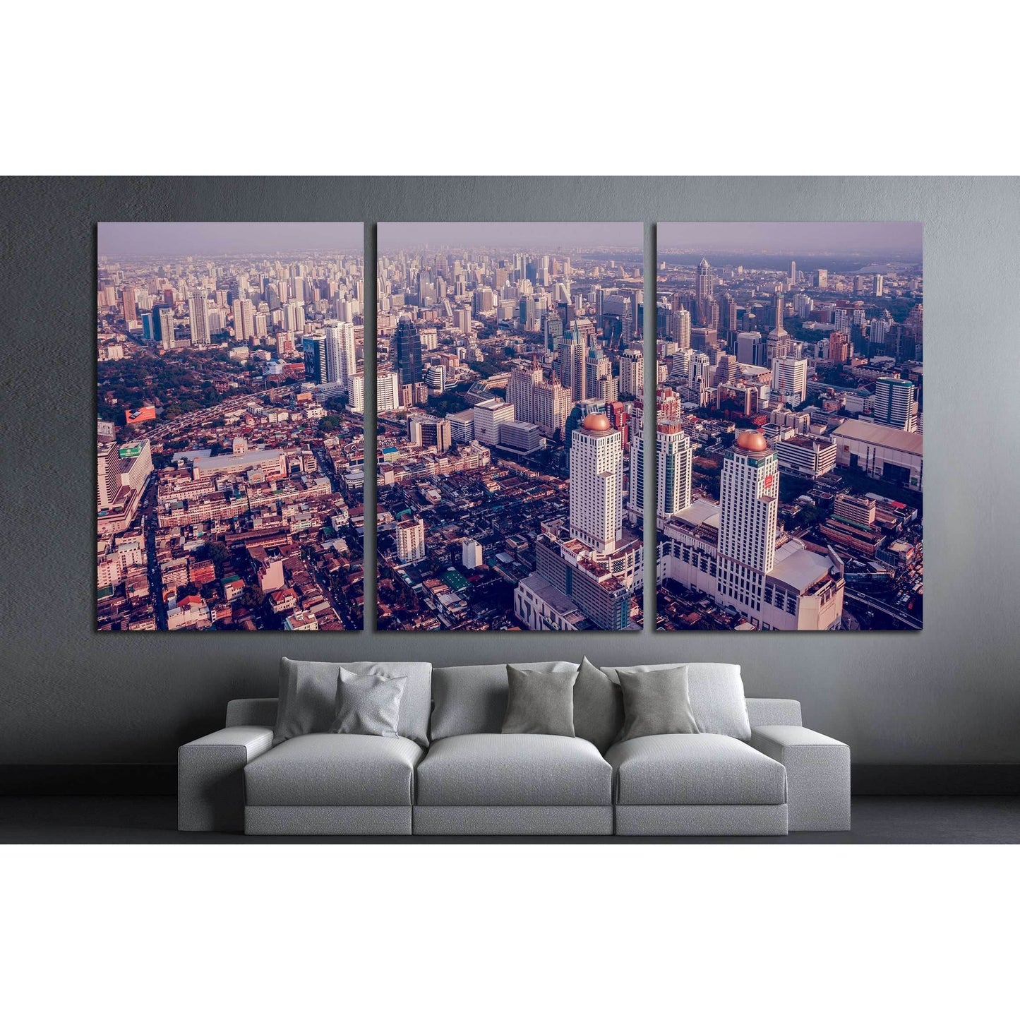 THAILAND BANGKOK №2195 Ready to Hang Canvas Print - Zellart Canvas Prints ALL_Products, s-2195
