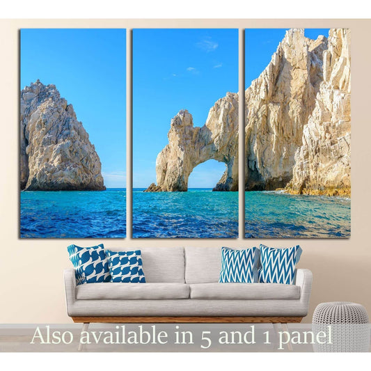The arch point (El Arco) at Cabo San Lucas, Mexico №3076 Ready to Hang Canvas Print - Zellart Canvas Prints ALL_Products, s-3076