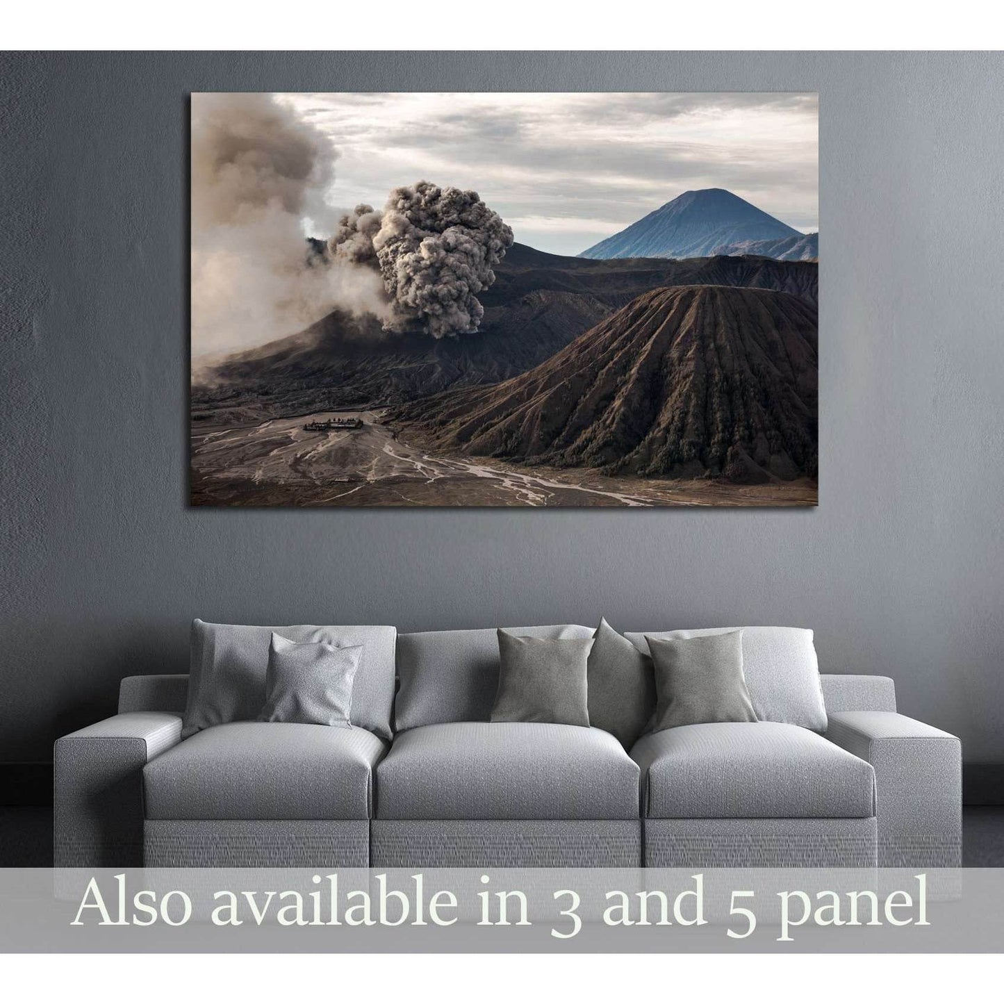 The Bromo volcano eruption, Java, Indonesia №3097 Ready to Hang Canvas PrintCanvas art arrives ready to hang, with hanging accessories included and no additional framing required. Every canvas print is hand-crafted, made on-demand at our workshop and expe