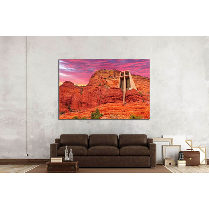 The Chapel of the Holy Cross in Sedona, Arizona, U.S.A. №1983 Ready to Hang Canvas PrintCanvas art arrives ready to hang, with hanging accessories included and no additional framing required. Every canvas print is hand-crafted, made on-demand at our works