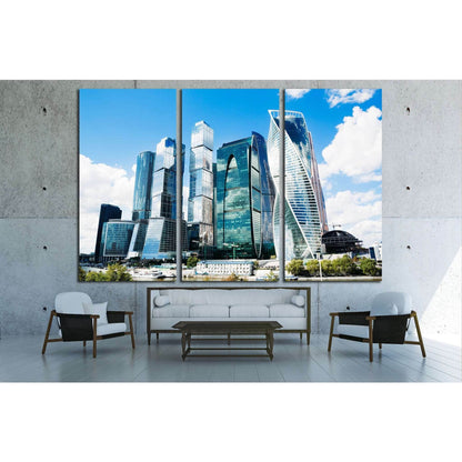 The complex of buildings Moscow City №1556 Ready to Hang Canvas PrintCanvas art arrives ready to hang, with hanging accessories included and no additional framing required. Every canvas print is hand-crafted, made on-demand at our workshop and expertly st