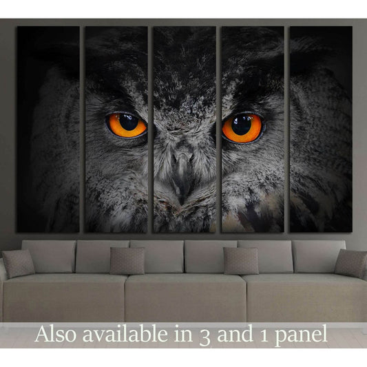 The evil eyes, Eagle Owl, Bubo bubo №2339 Ready to Hang Canvas PrintCanvas art arrives ready to hang, with hanging accessories included and no additional framing required. Every canvas print is hand-crafted, made on-demand at our workshop and expertly str