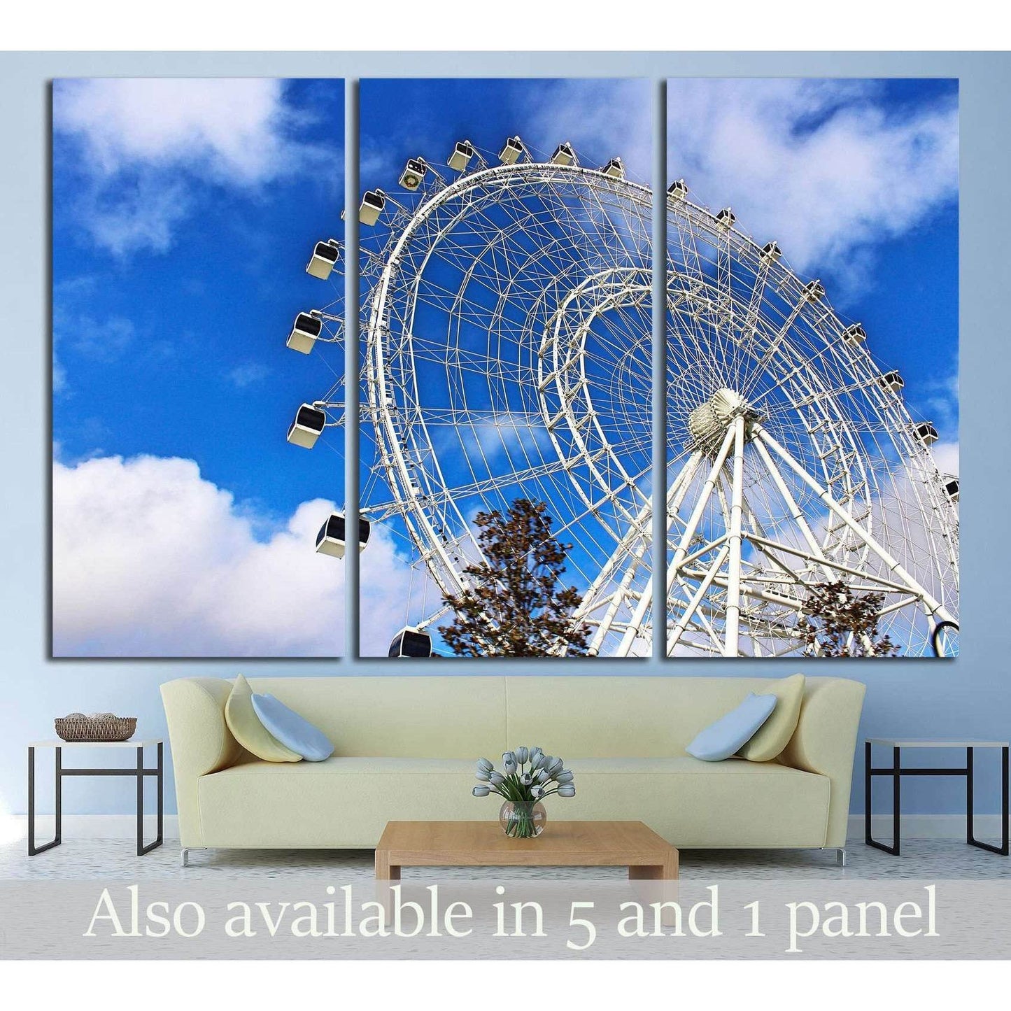 The Eye of the Sky №1906 Ready to Hang Canvas Print - Zellart Canvas Prints ALL_Products, s-1906