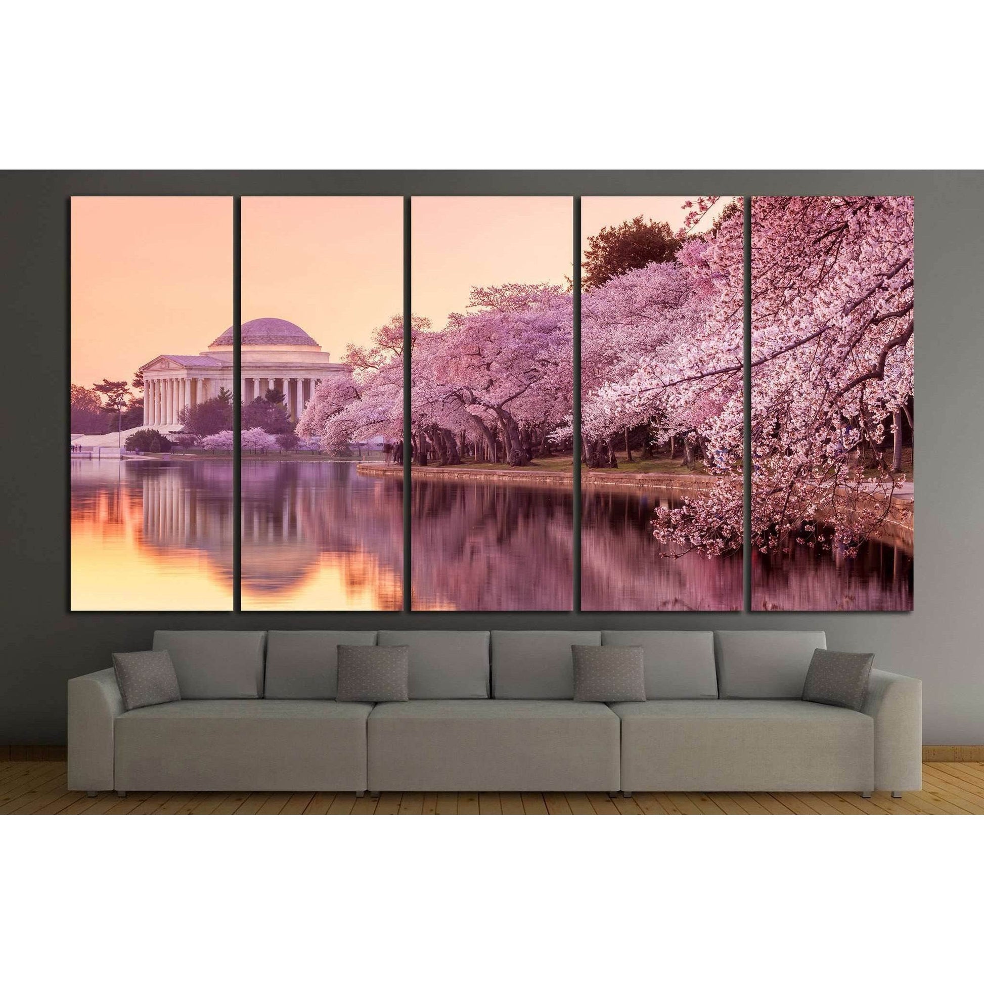 the Jefferson Memorial, Washington, DC №1430 Ready to Hang Canvas Print - Zellart Canvas Prints ALL_Products, s-1430