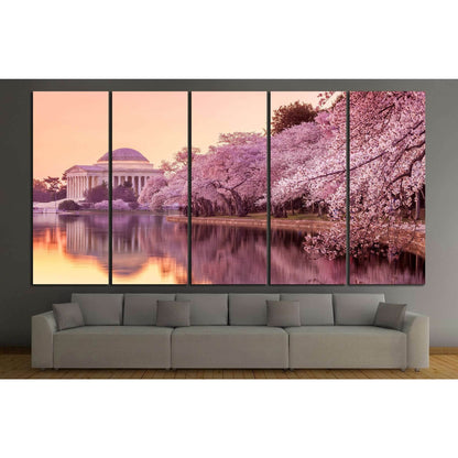 the Jefferson Memorial, Washington, DC №1430 Ready to Hang Canvas Print - Zellart Canvas Prints ALL_Products, s-1430