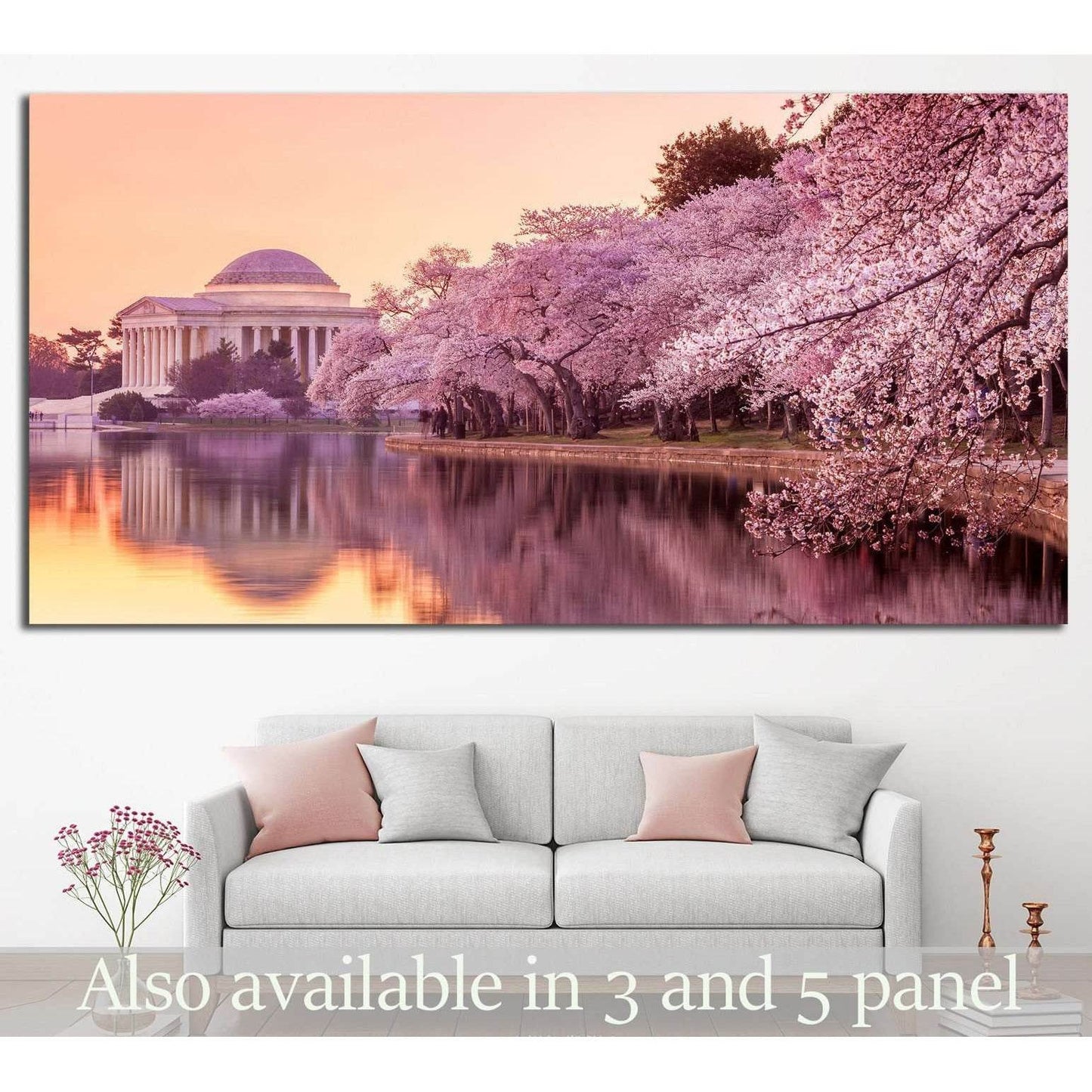 the Jefferson Memorial, Washington, DC №1430 Ready to Hang Canvas Print - Zellart Canvas Prints ALL_Products, s-1430