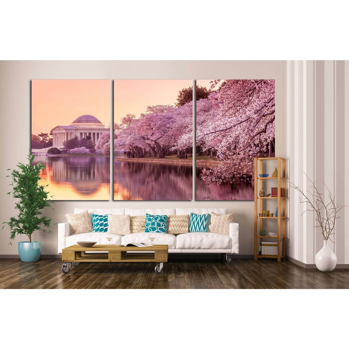the Jefferson Memorial, Washington, DC №1430 Ready to Hang Canvas PrintCanvas art arrives ready to hang, with hanging accessories included and no additional framing required. Every canvas print is hand-crafted, made on-demand at our workshop and expertly