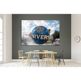 The large rotating Universal logo globe, ORLANDO, FLORIDA, USA №1941 Ready to Hang Canvas Print