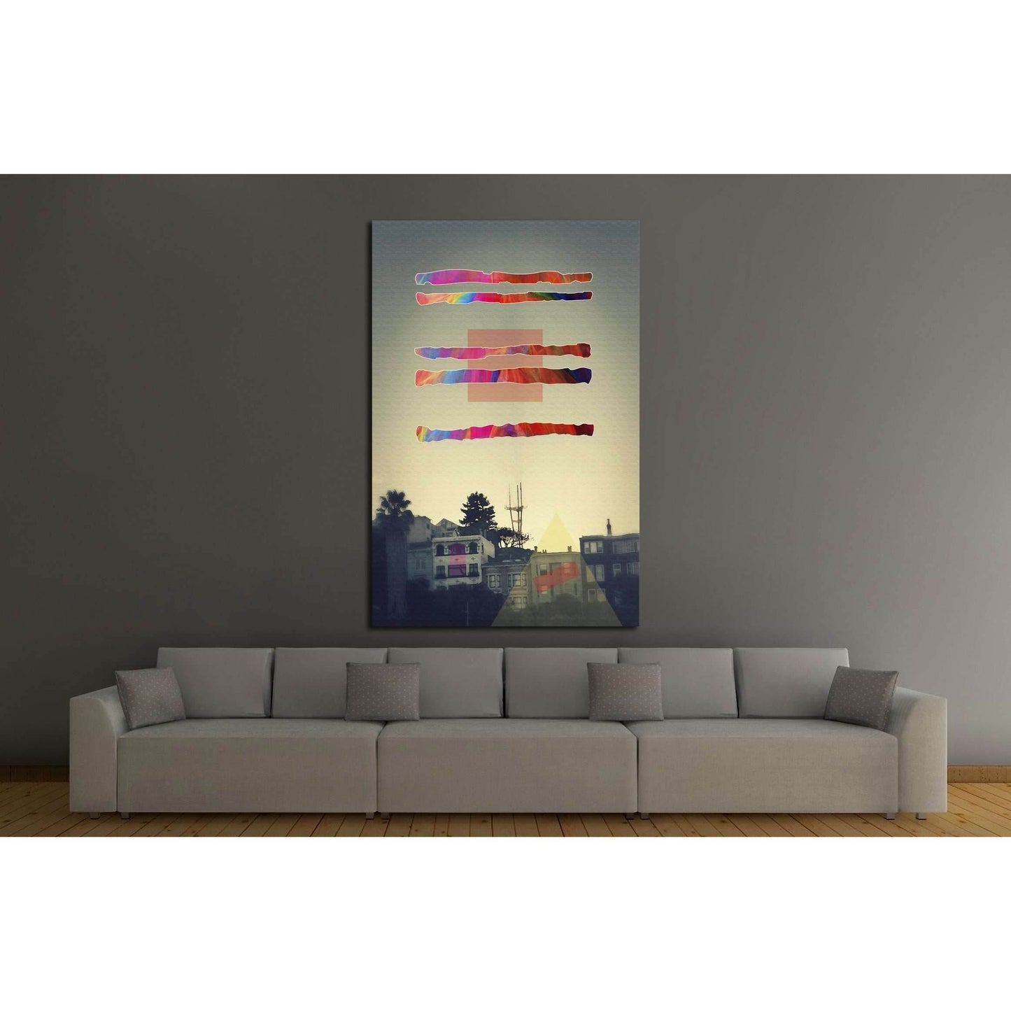 the most unapproachable man in the world (Eugenia Loli) №3409 Ready to Hang Canvas Print - Zellart Canvas Prints ALL_Products, s-3409