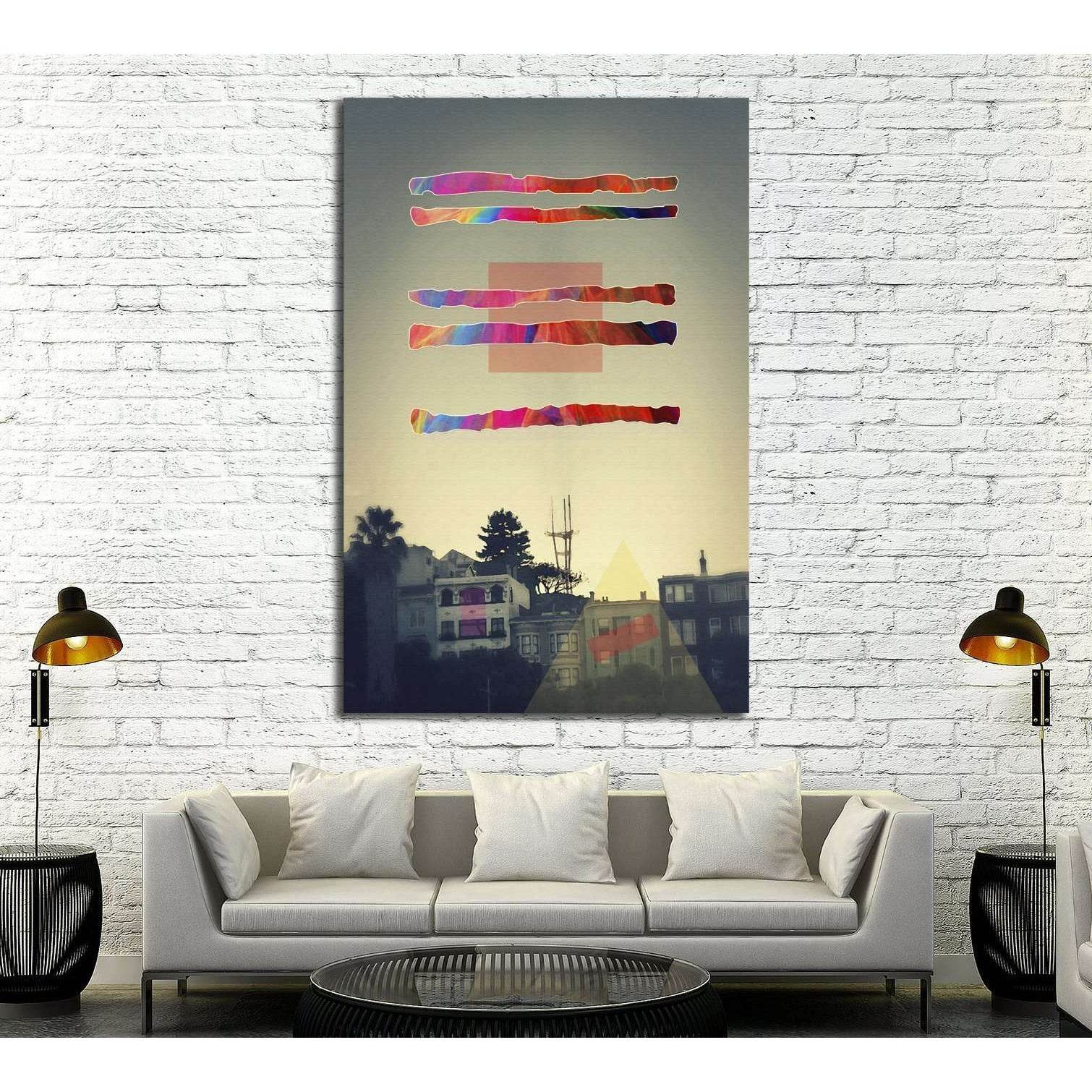 the most unapproachable man in the world (Eugenia Loli) №3409 Ready to Hang Canvas Print - Zellart Canvas Prints ALL_Products, s-3409