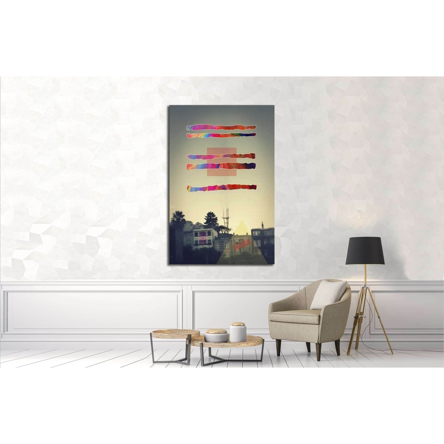 the most unapproachable man in the world (Eugenia Loli) №3409 Ready to Hang Canvas Print - Zellart Canvas Prints ALL_Products, s-3409