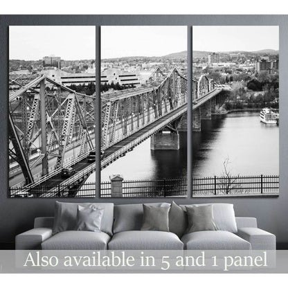 The Royal Alexandra Interprovincial Bridge, Ottawa, Canada №2096 Ready to Hang Canvas PrintCanvas art arrives ready to hang, with hanging accessories included and no additional framing required. Every canvas print is hand-crafted, made on-demand at our wo