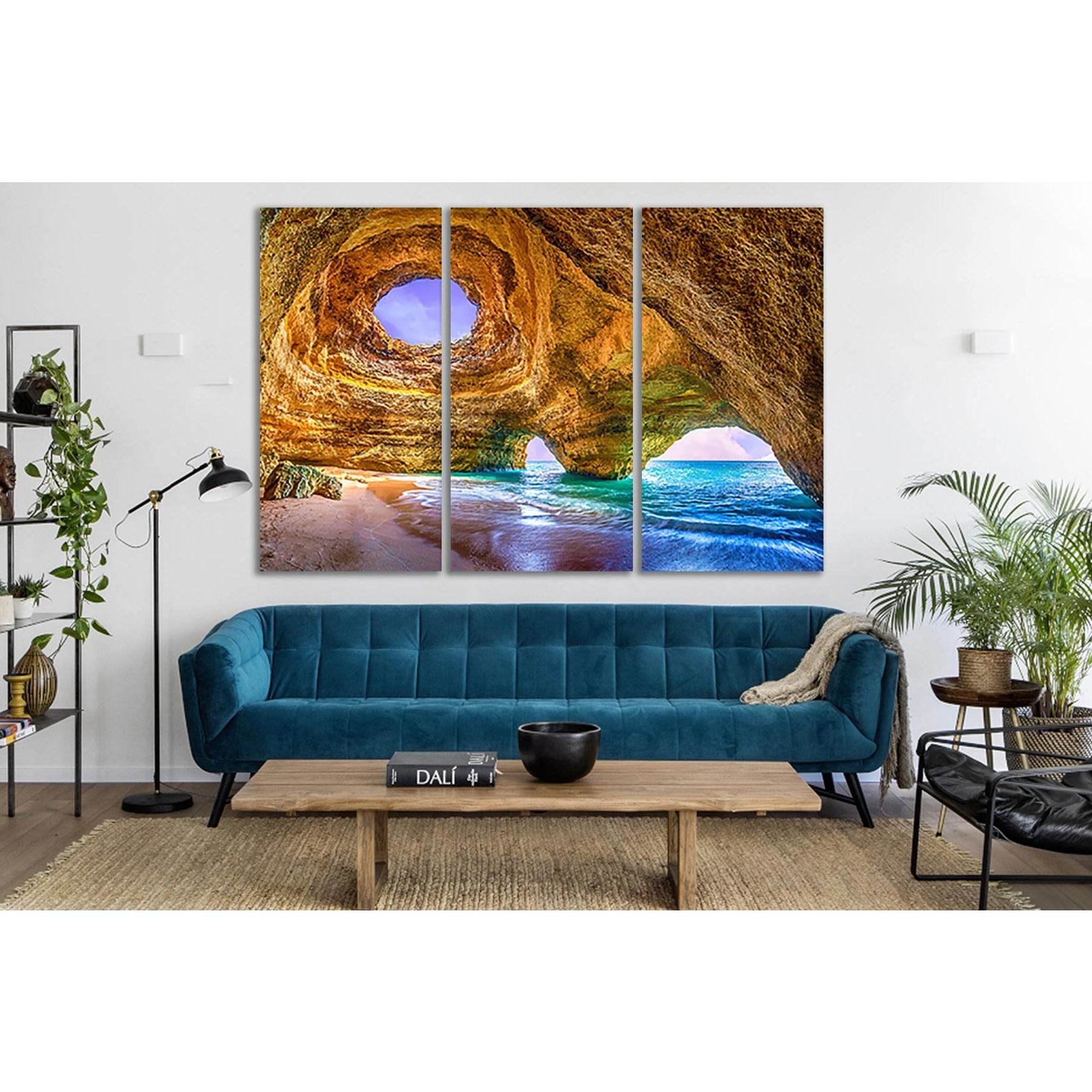 The Sea Cave №SL182 Ready to Hang Canvas Print - Zellart Canvas Prints 0new, ALL_Products, Beach Ocean & Waves