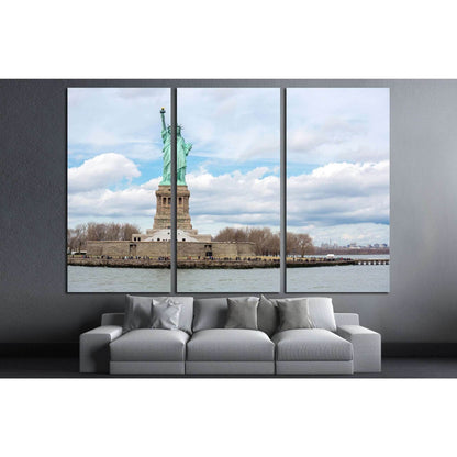 The Statue of Liberty in New York City №1210 Ready to Hang Canvas Print - Zellart Canvas Prints 0_NY_ART, ALL_Products, s-1210