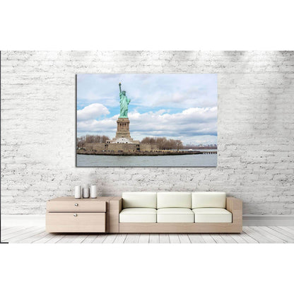 The Statue of Liberty in New York City №1210 Ready to Hang Canvas Print - Zellart Canvas Prints 0_NY_ART, ALL_Products, s-1210