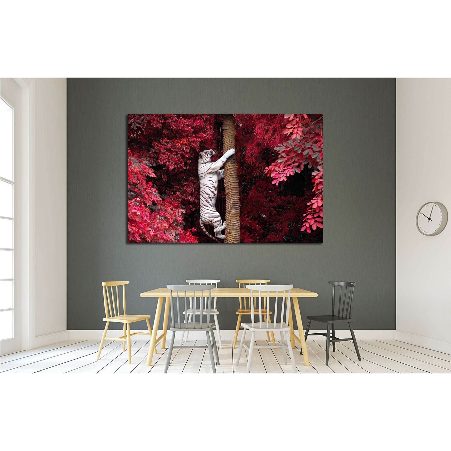 The white Tiger №2353 Ready to Hang Canvas PrintCanvas art arrives ready to hang, with hanging accessories included and no additional framing required. Every canvas print is hand-crafted, made on-demand at our workshop and expertly stretched around 100% N