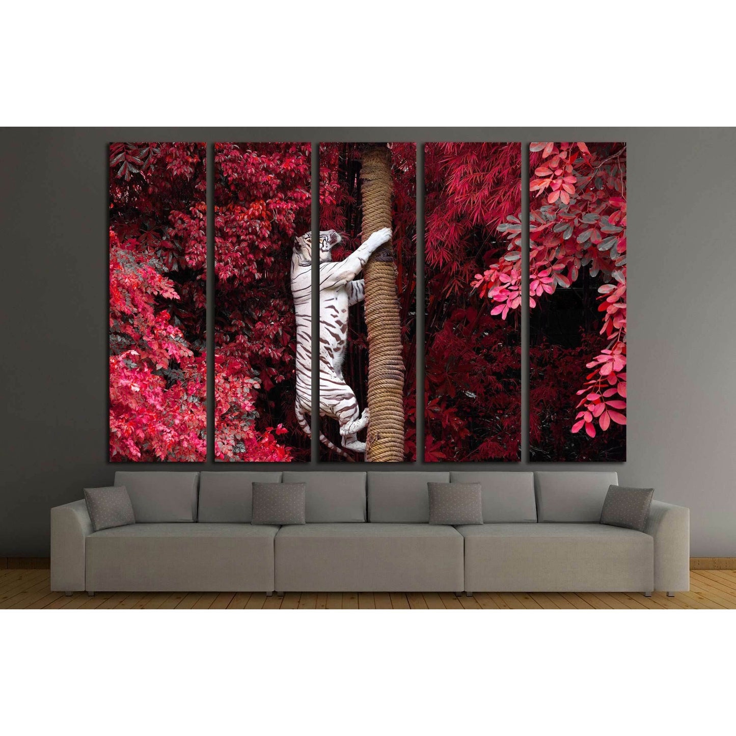 The white Tiger №2353 Ready to Hang Canvas PrintCanvas art arrives ready to hang, with hanging accessories included and no additional framing required. Every canvas print is hand-crafted, made on-demand at our workshop and expertly stretched around 100% N