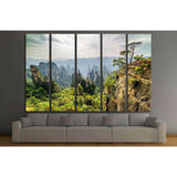 Tianzi Mountains (Avatar Mountains), Zhangjiajie National Forest Park, China №1988 Ready to Hang Canvas Print