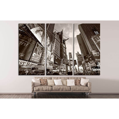 Times Square, Broadway Theaters and animated LED signs, Manhattan, New York City. USA. №2241 Ready to Hang Canvas PrintCanvas art arrives ready to hang, with hanging accessories included and no additional framing required. Every canvas print is hand-craft