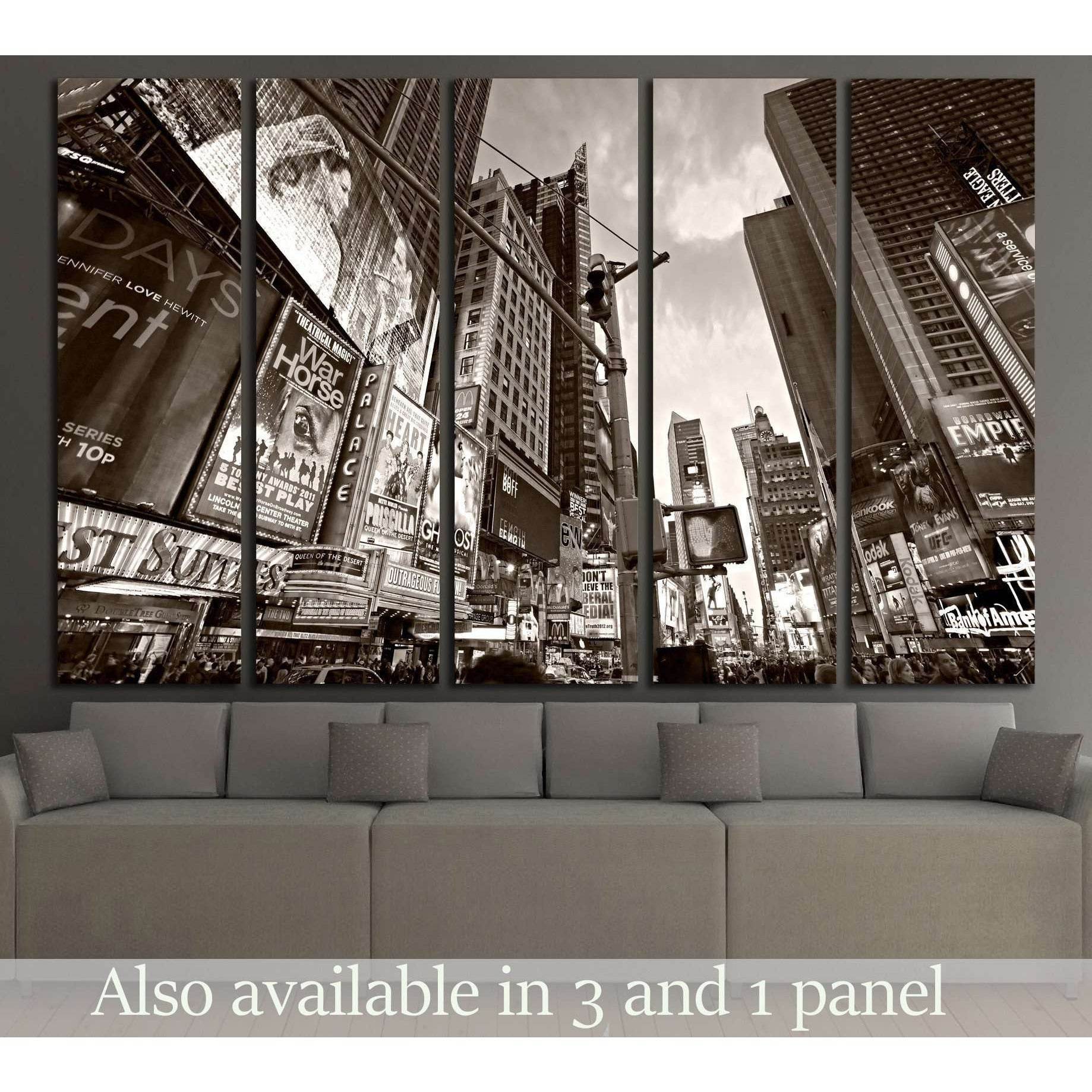 Times Square, Broadway Theaters and animated LED signs, Manhattan, New York City. USA. №2241 Ready to Hang Canvas PrintCanvas art arrives ready to hang, with hanging accessories included and no additional framing required. Every canvas print is hand-craft