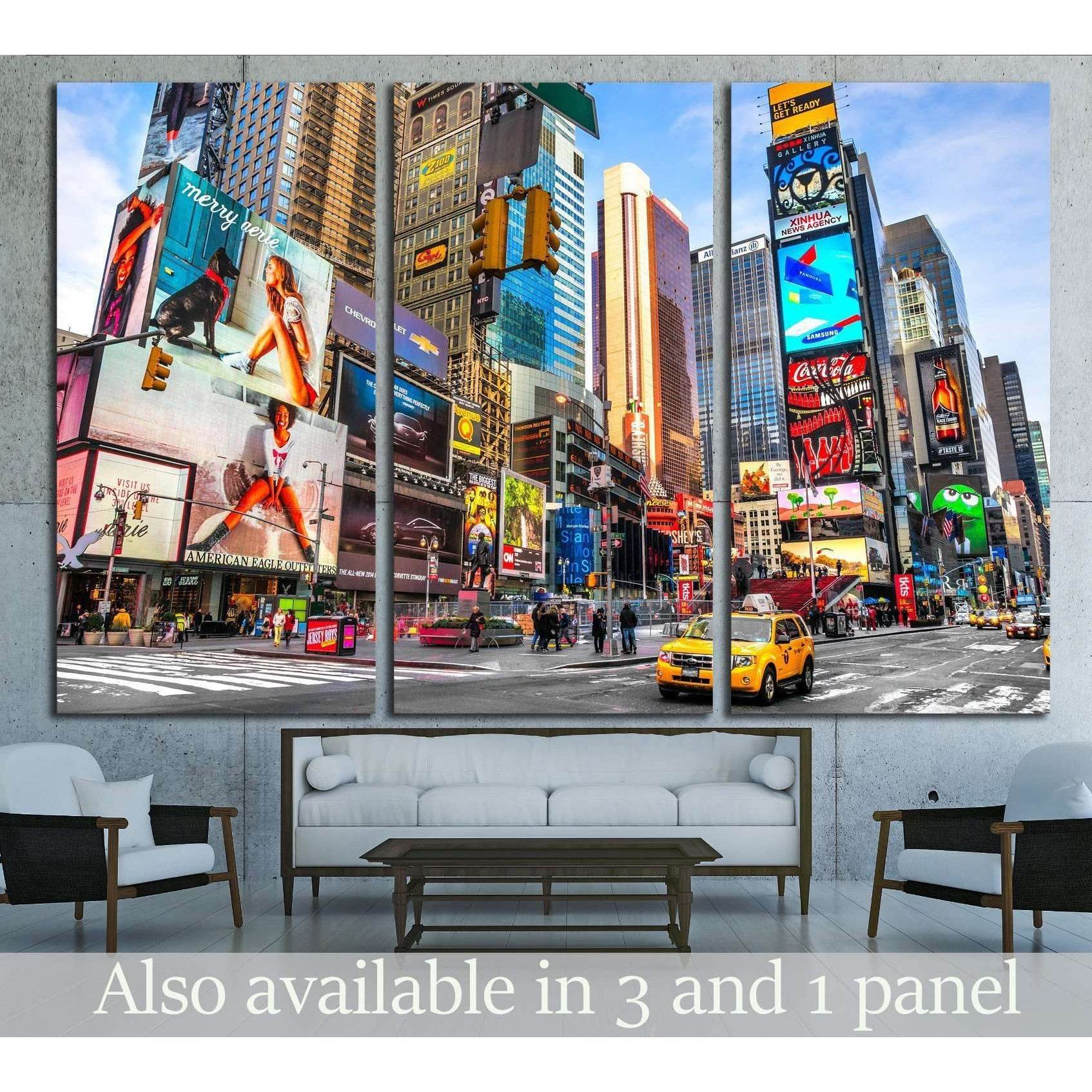 Times Square, Manhattan, New York City №2287 Ready to Hang Canvas PrintCanvas art arrives ready to hang, with hanging accessories included and no additional framing required. Every canvas print is hand-crafted, made on-demand at our workshop and expertly