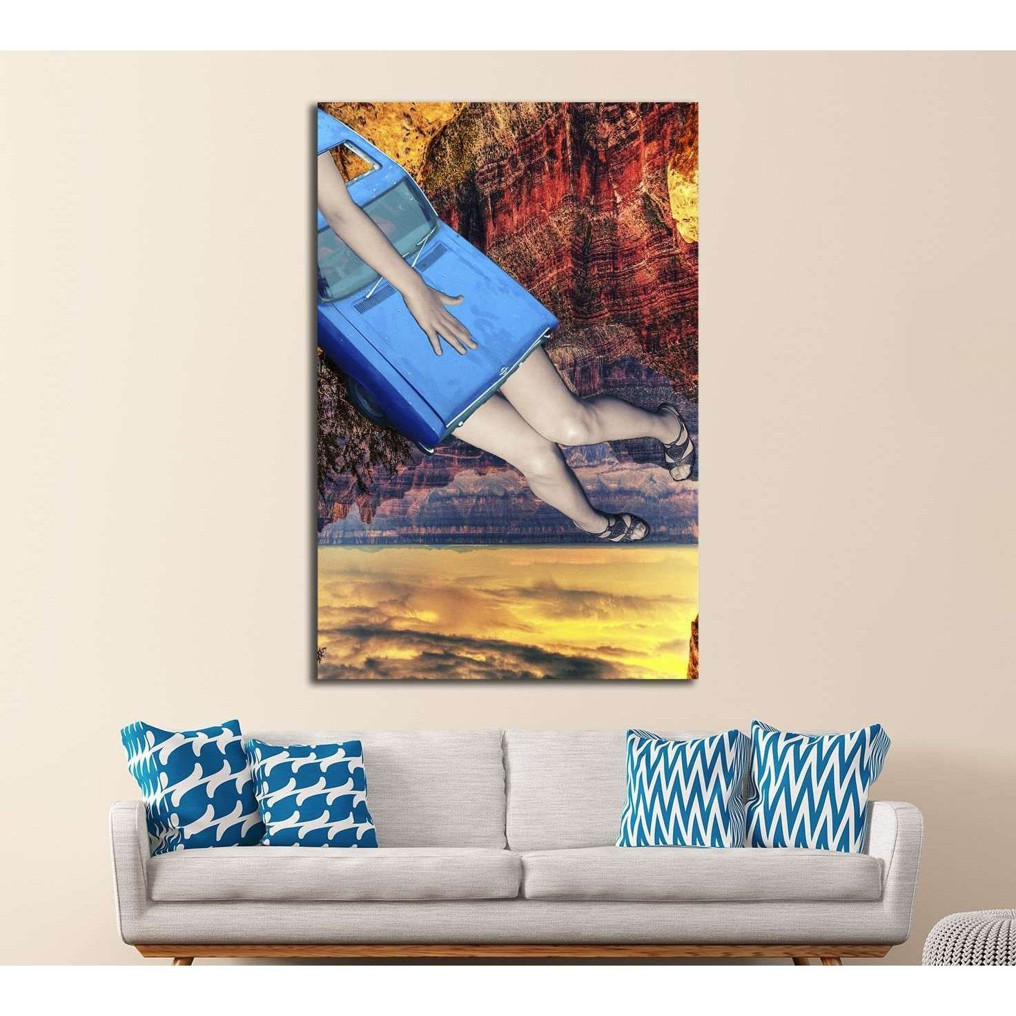 tip of the tongue (Eugenia Loli) №3410 Ready to Hang Canvas Print - Zellart Canvas Prints ALL_Products, s-3410