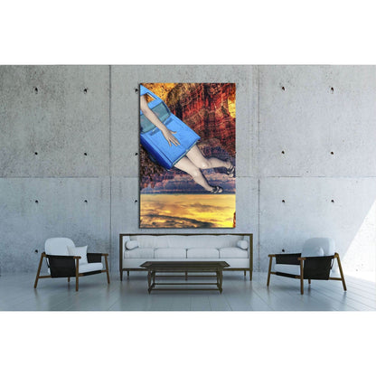 tip of the tongue (Eugenia Loli) №3410 Ready to Hang Canvas Print - Zellart Canvas Prints ALL_Products, s-3410