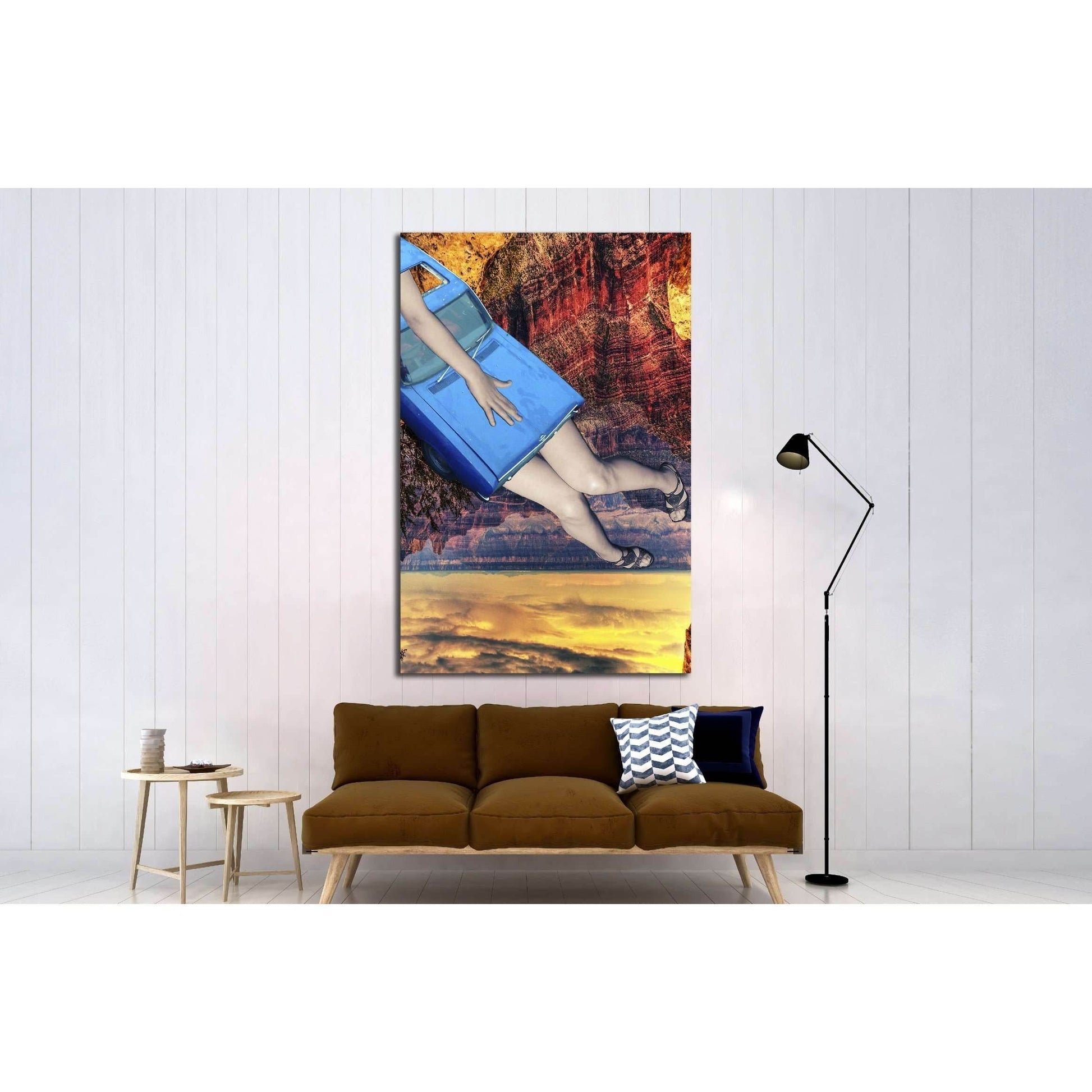 tip of the tongue (Eugenia Loli) №3410 Ready to Hang Canvas Print - Zellart Canvas Prints ALL_Products, s-3410