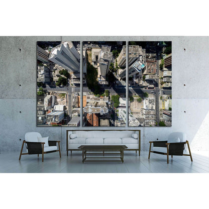 Top View of Skyscrapers in a Big City №2198 Ready to Hang Canvas PrintCanvas art arrives ready to hang, with hanging accessories included and no additional framing required. Every canvas print is hand-crafted, made on-demand at our workshop and expertly s