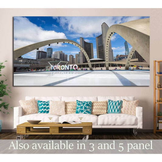 Toronto City Hall and Nathan Phillips Squar №2071 Ready to Hang Canvas PrintCanvas art arrives ready to hang, with hanging accessories included and no additional framing required. Every canvas print is hand-crafted, made on-demand at our workshop and expe