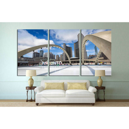Toronto City Hall and Nathan Phillips Squar №2071 Ready to Hang Canvas PrintCanvas art arrives ready to hang, with hanging accessories included and no additional framing required. Every canvas print is hand-crafted, made on-demand at our workshop and expe