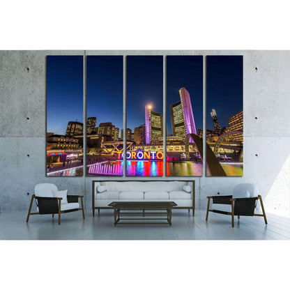 Toronto City Hall and Nathan Phillips Square at night №1955 Ready to Hang Canvas PrintCanvas art arrives ready to hang, with hanging accessories included and no additional framing required. Every canvas print is hand-crafted, made on-demand at our worksho