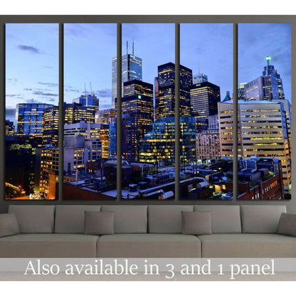 Toronto Downtown №2091 Ready to Hang Canvas PrintCanvas art arrives ready to hang, with hanging accessories included and no additional framing required. Every canvas print is hand-crafted, made on-demand at our workshop and expertly stretched around 100%