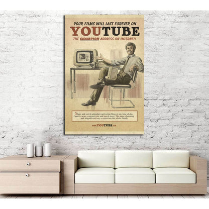 Toutube №3423 Ready to Hang Canvas PrintCanvas art arrives ready to hang, with hanging accessories included and no additional framing required. Every canvas print is hand-crafted, made on-demand at our workshop and expertly stretched around 100% North Ame