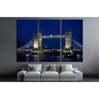 Tower bridge in London №781 Ready to Hang Canvas Print - Zellart Canvas Prints ALL_Products, s-781