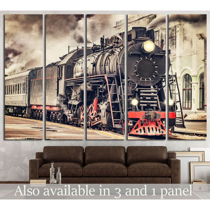 Train №231 Ready to Hang Canvas Print - Zellart Canvas Prints ALL_Products, wd-231