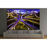 transportation highway №1063 Ready to Hang Canvas Print