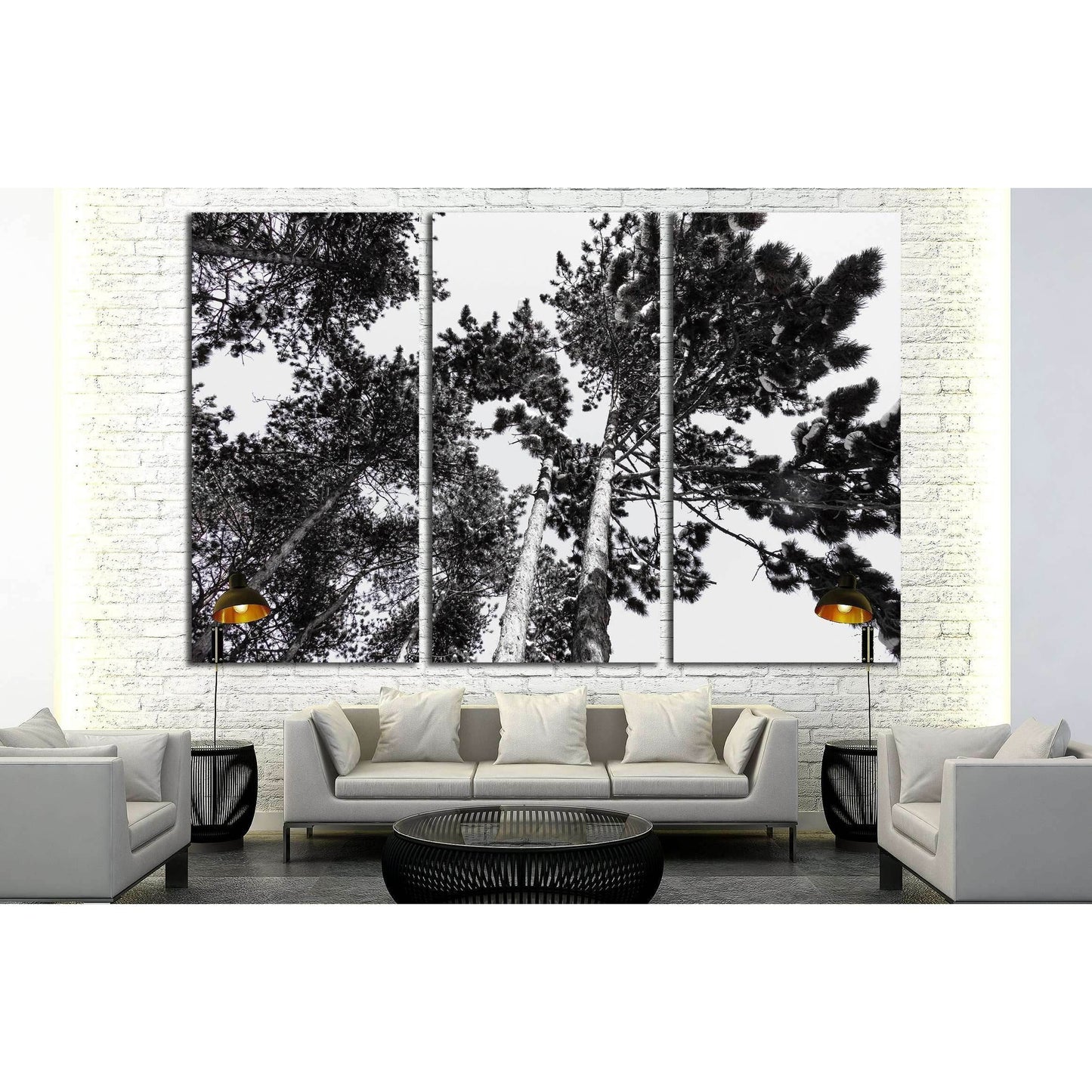 Treetop covered with snow №2837 Ready to Hang Canvas PrintCanvas art arrives ready to hang, with hanging accessories included and no additional framing required. Every canvas print is hand-crafted, made on-demand at our workshop and expertly stretched aro