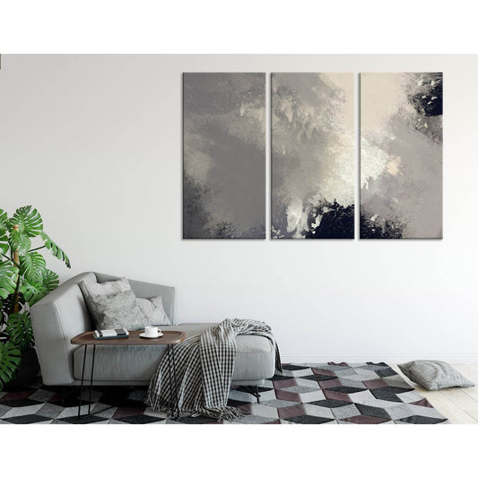Treetops And Gray Sky Abstract №04358 Ready to Hang Canvas Print - Zellart Canvas Prints ALL_Products