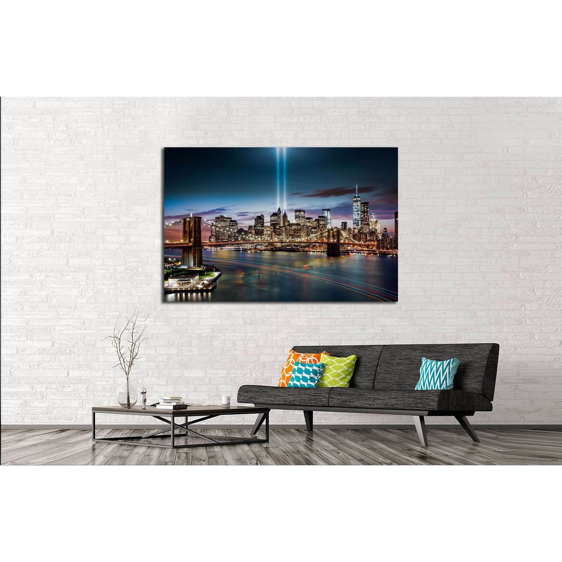 Brooklyn Bridge and the Lower Manhattan Skyline Canvas PrintDecorate your walls with a stunning Brooklyn Bridge & Lower Manhattan Skyline Canvas Art Print from the world's largest art gallery. Choose from thousands of Brooklyn Bridge artworks with various