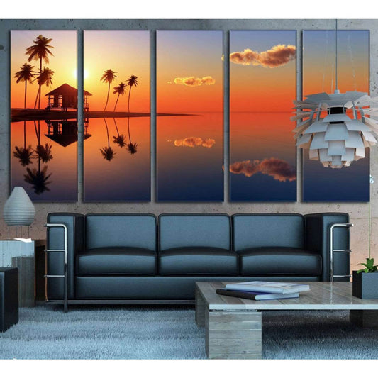Tropical Beach №754 Ready to Hang Canvas PrintCanvas art arrives ready to hang, with hanging accessories included and no additional framing required. Every canvas print is hand-crafted, made on-demand at our workshop and expertly stretched around 100% Nor