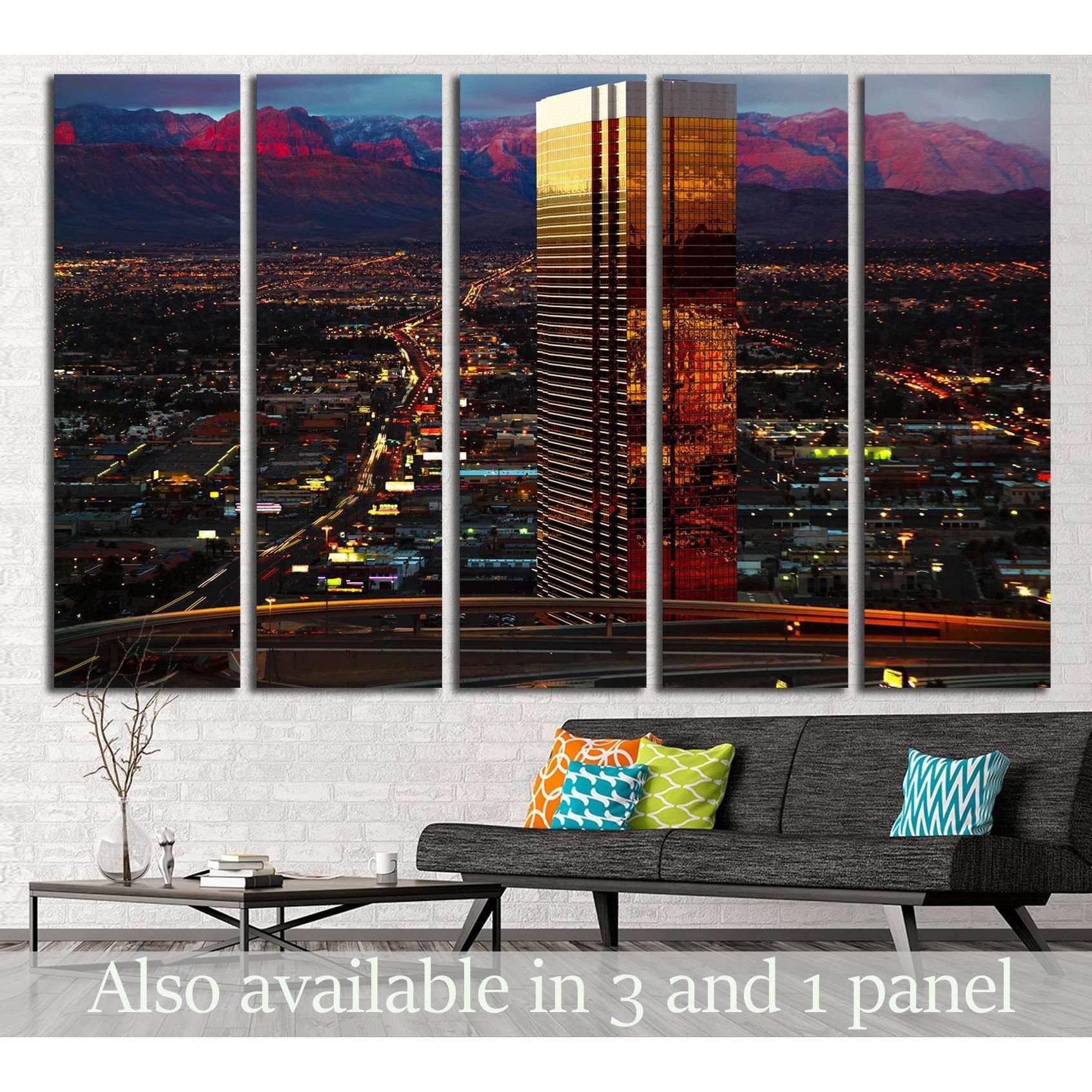 Trump Tower Las Vegas №522 Ready to Hang Canvas Print - Zellart Canvas Prints ALL_Products, s-522