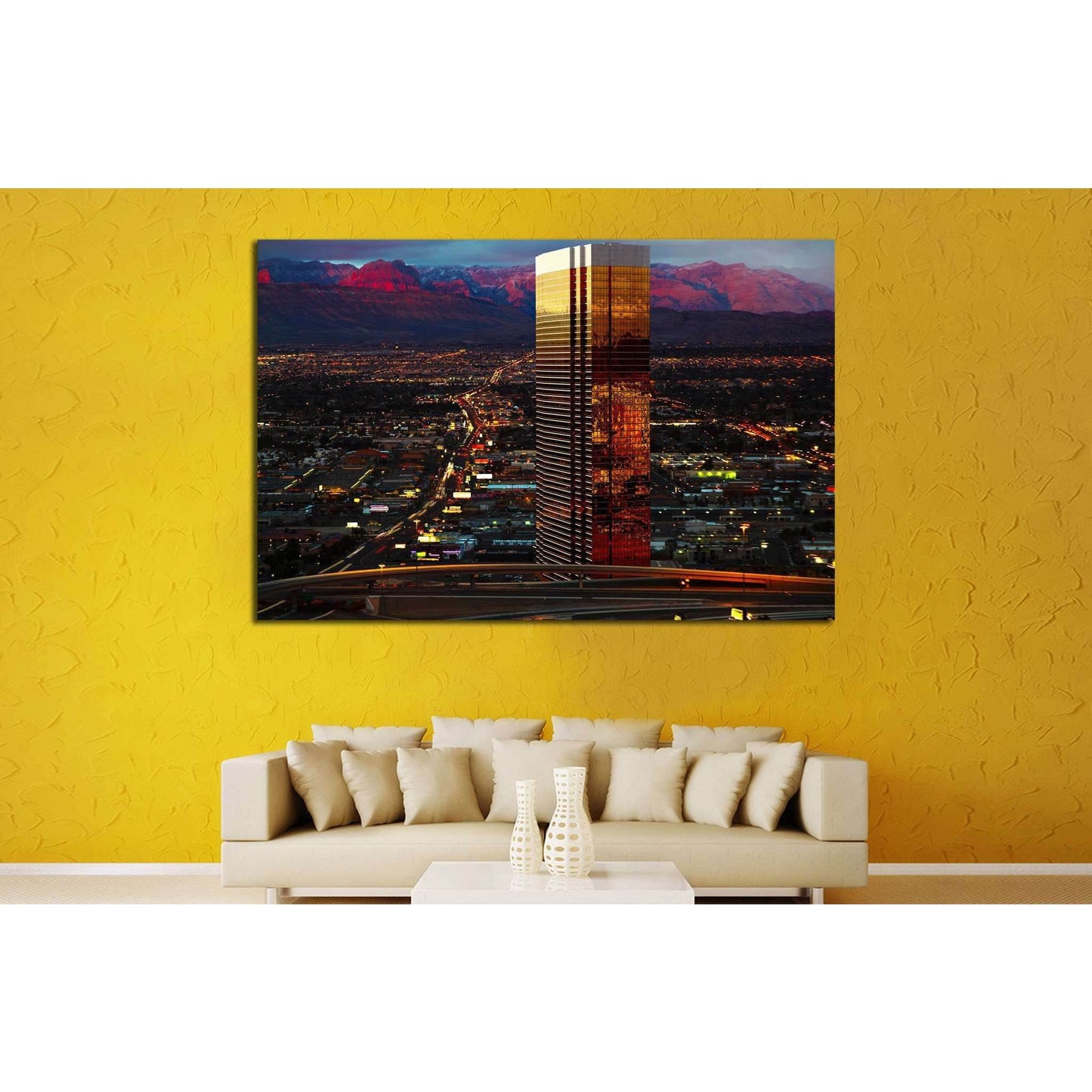 Trump Tower Las Vegas №522 Ready to Hang Canvas Print - Zellart Canvas Prints ALL_Products, s-522