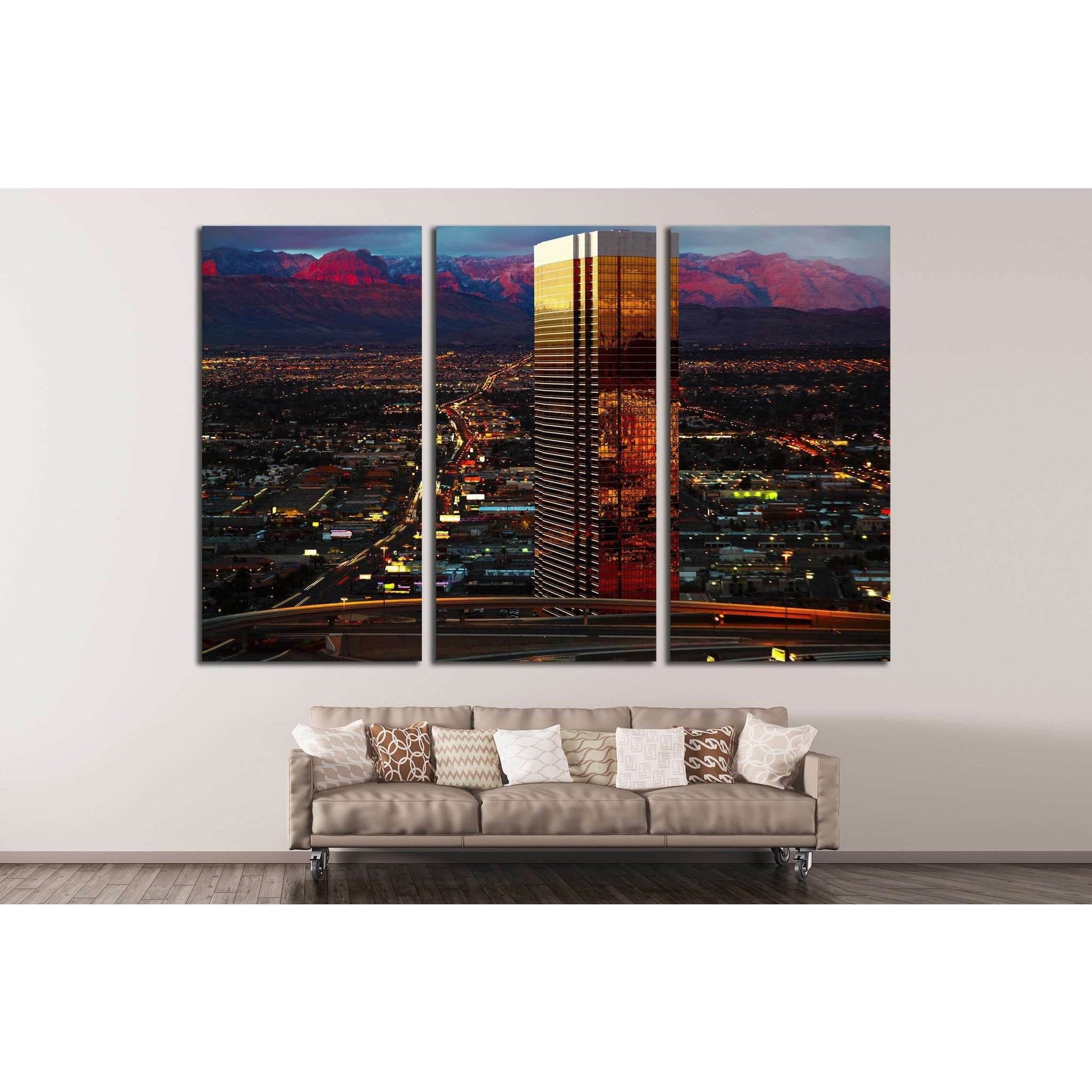 Trump Tower Las Vegas №522 Ready to Hang Canvas Print - Zellart Canvas Prints ALL_Products, s-522