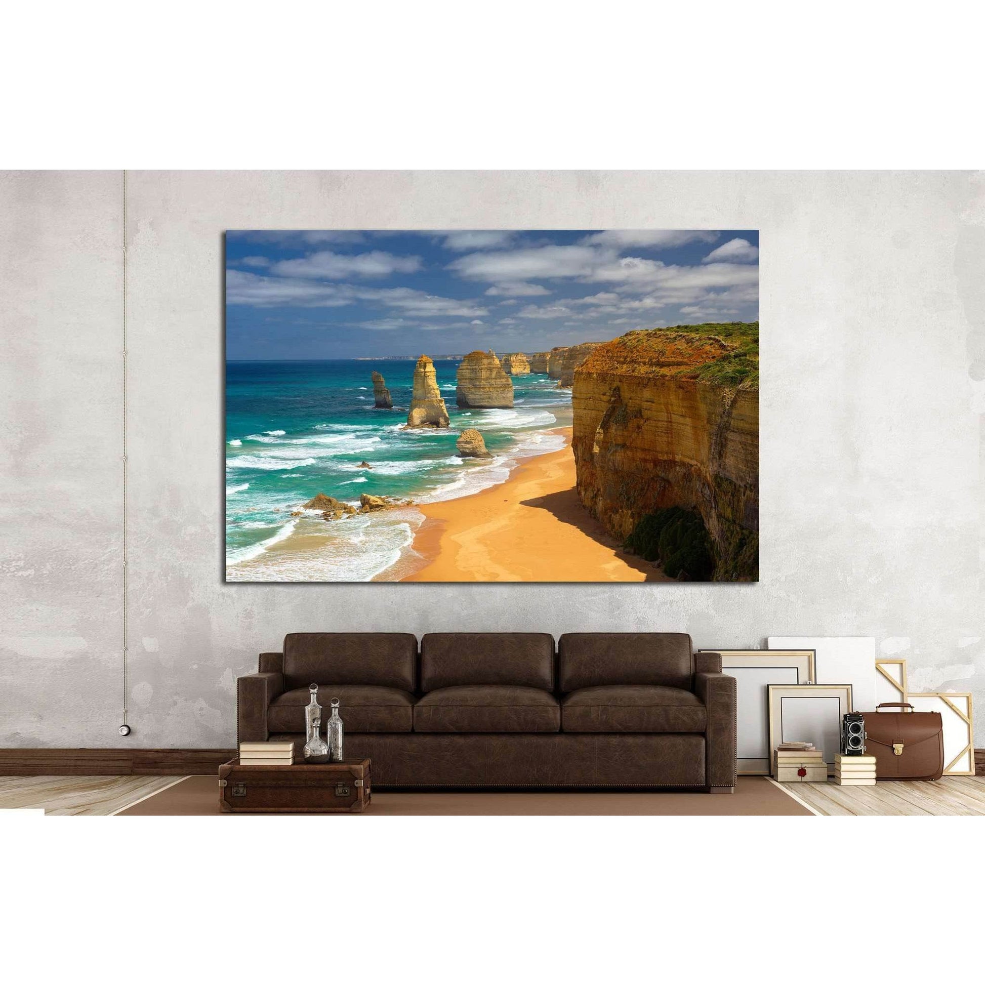 Twelve Apostles, Australia №840 Ready to Hang Canvas Print - Zellart Canvas Prints ALL_Products, s-840