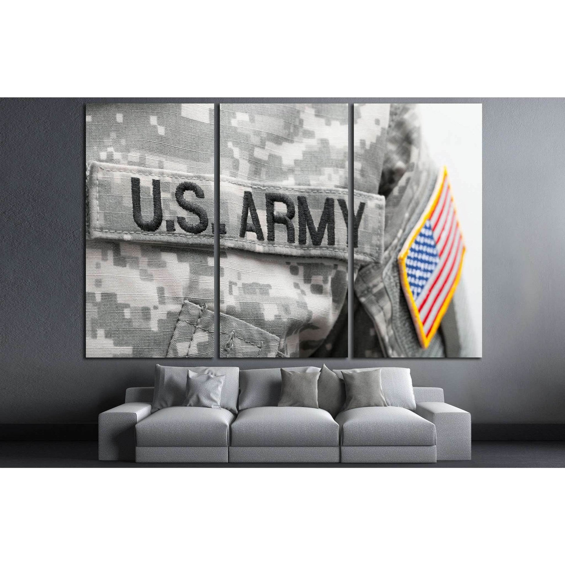 U.S. ARMY №714 Ready to Hang Canvas Print - Zellart Canvas Prints ALL_Products, s-714
