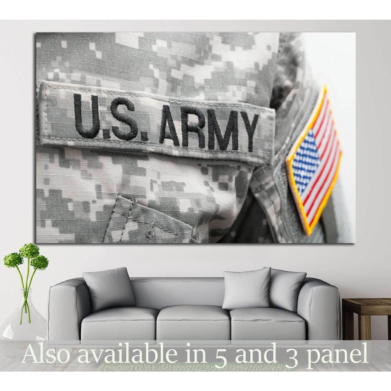 U.S. ARMY №714 Ready to Hang Canvas Print - Zellart Canvas Prints ALL_Products, s-714
